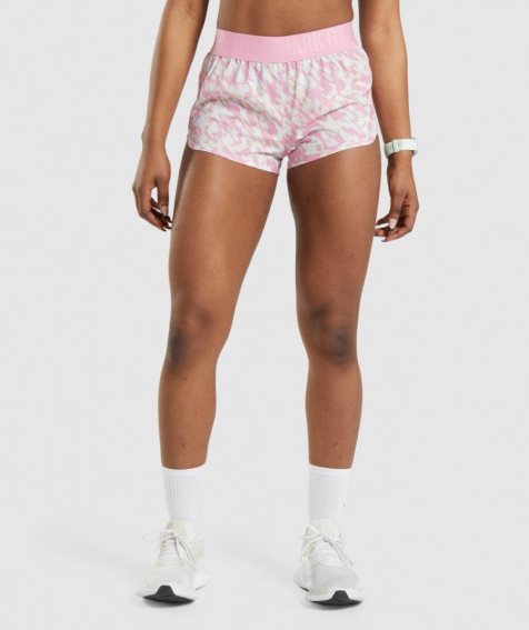 Women's Gymshark Training Loose Fit Shorts Pink | NZ 0WGDAQ